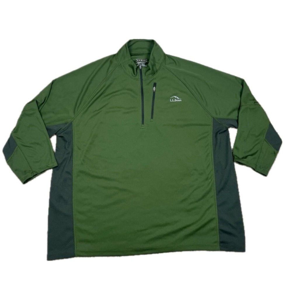 L.L. Bean Men's Slightly Fitted Ridge Runner Green Jacket